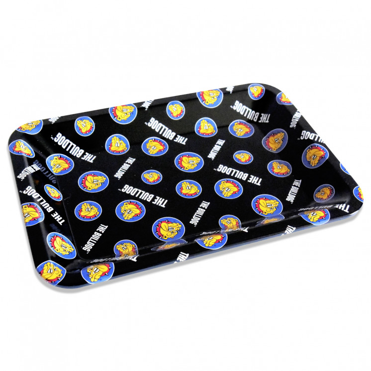 Plateau métallique "The Bulldog Amsterdam" (18 x 12,5 cm)