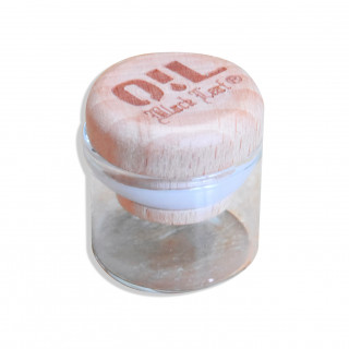 Jarre en verre Black Leaf (7ml)