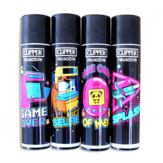 Briquets Clipper "90's" (x4)