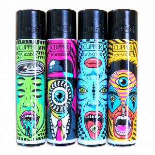 Briquets Clipper "Trippy 5" (x4)
