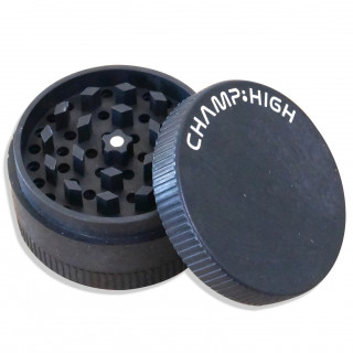 Grinder CHAMP HIGH 70 mm noir – 4 parties