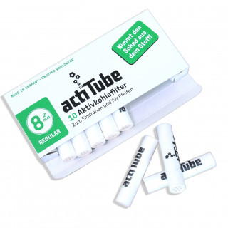 Filtres Actitube 8mm au charbon actif
