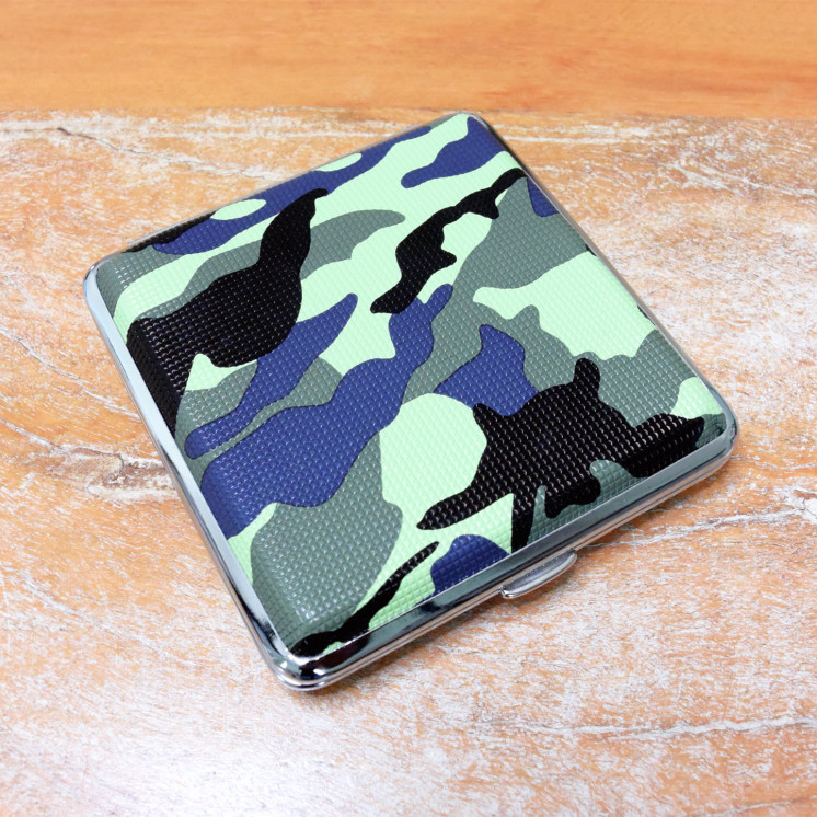 Boitier à cigarette camouflage