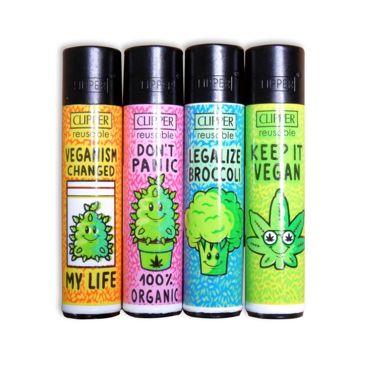 Briquets Clipper "Vegan" (x4)