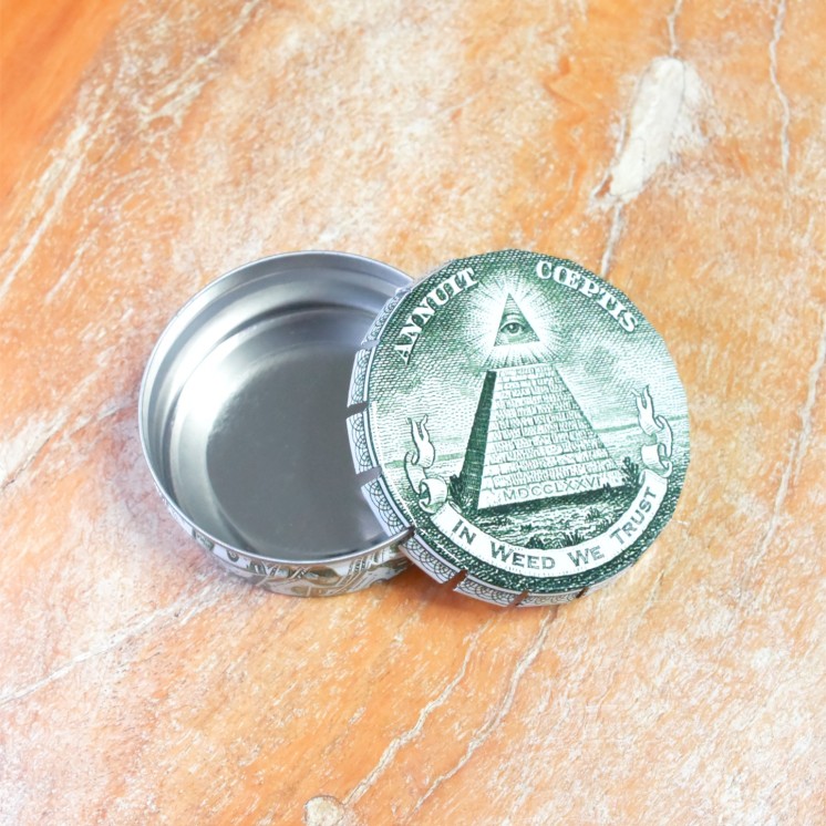 Boite Black Leaf "In Weed we Trust"