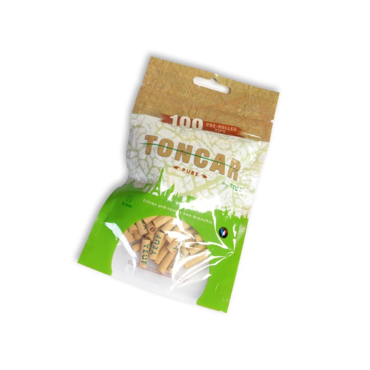 Filtres cartons pré-roulés YEUF Pure (x100)