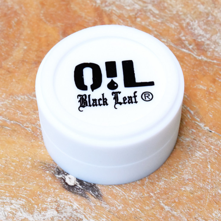 Boîte silicone Balck Leaf "OIL" 45mm (15ml)