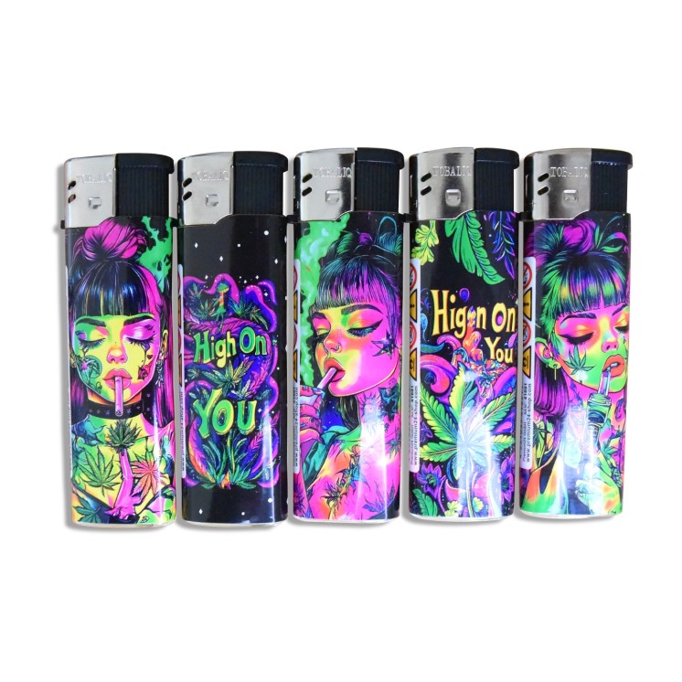 Briquets électronique "High of You" (x5) - rechargeables