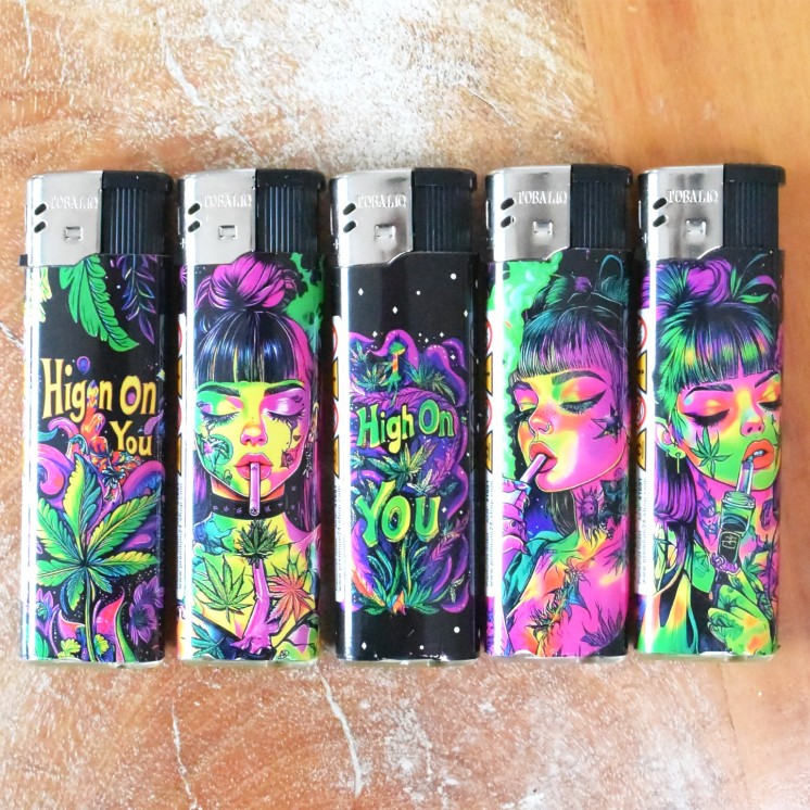 Briquets électronique "High of You" (x5) - rechargeables