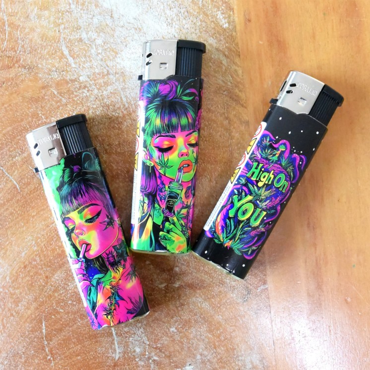 Briquets électronique "High of You" (x5) - rechargeables