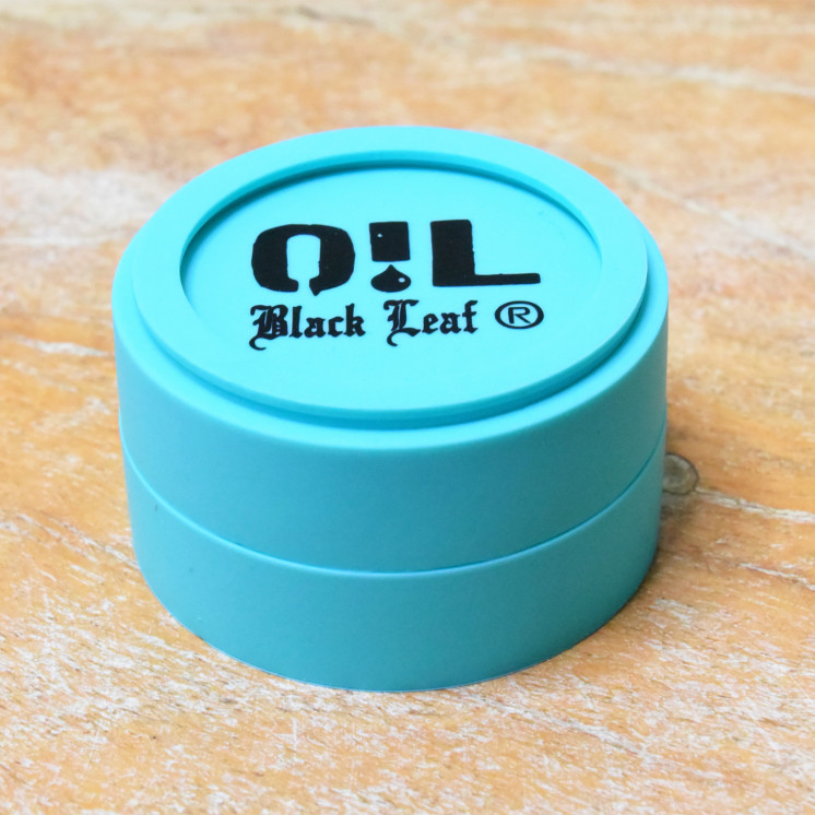Boîte silicone Balck Leaf "OIL" 45mm (15ml)