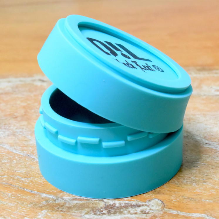 Boîte silicone Balck Leaf "OIL" 45mm (15ml)