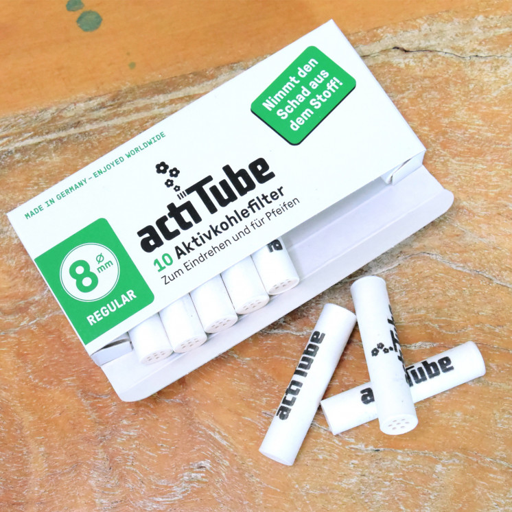 Filtres Actitube 8mm au charbon actif