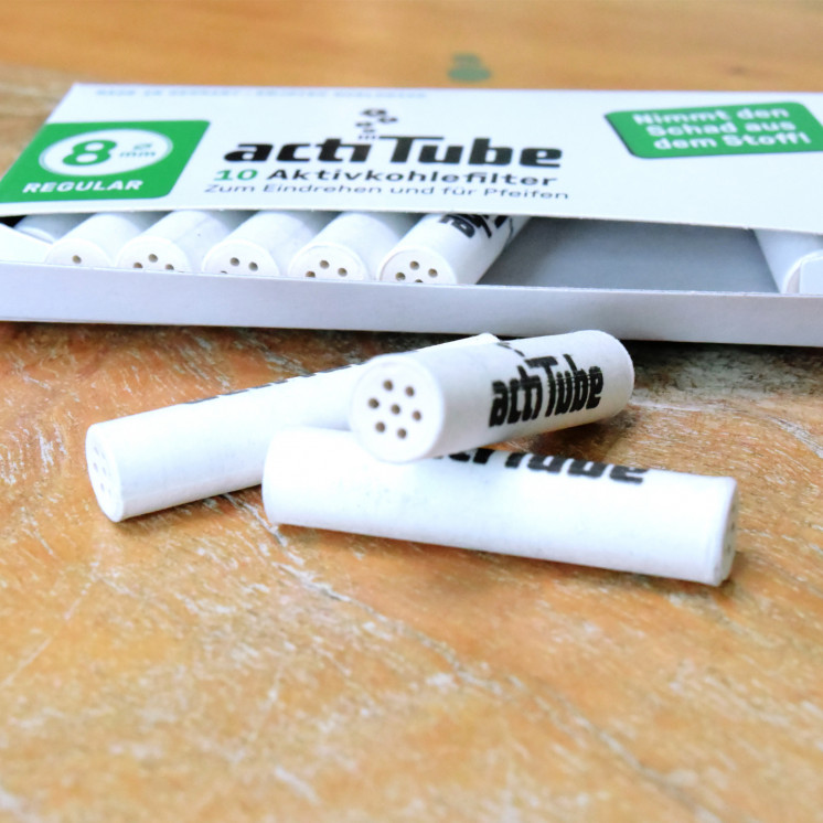 Filtres Actitube 8mm au charbon actif