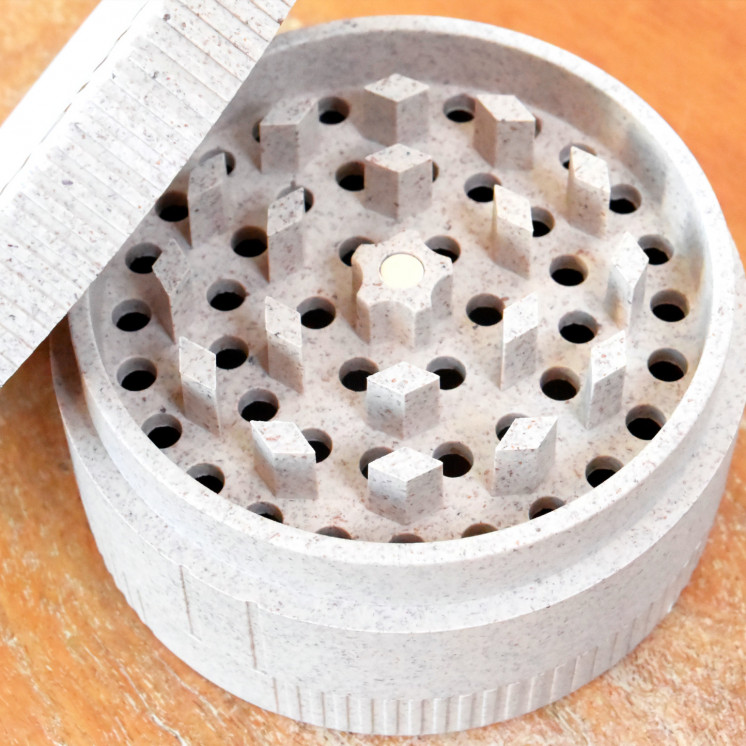 Grinder CHAMP HIGH 70 mm blanc – 4 parties