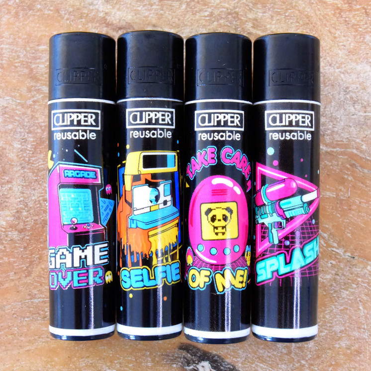 Briquets Clipper "90's" (x4)