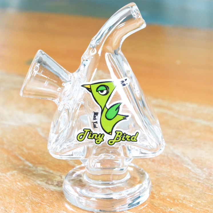 Bubbler Tiny Bird – mini pipe à eau en verre borosilicaté