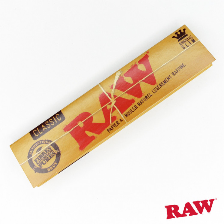 Feuilles à rouler Slim Raw non blanchies