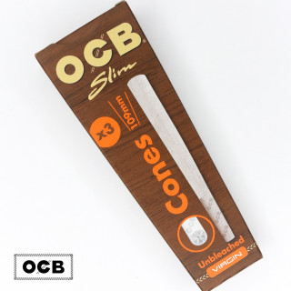 Cônes pré-roulés 11 cm O.C.B virgin (x3)