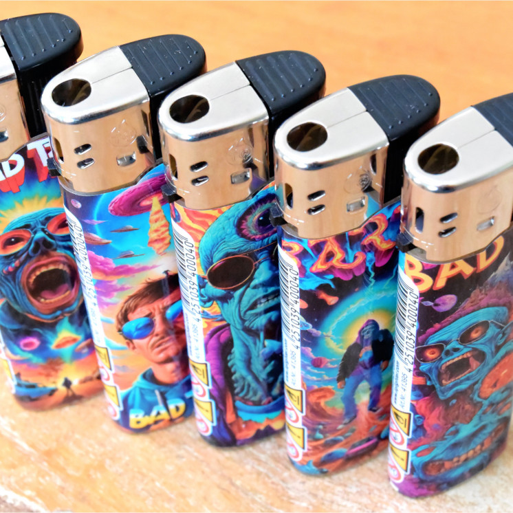 Briquets électronique "Bad trip" (x5) - rechargeables