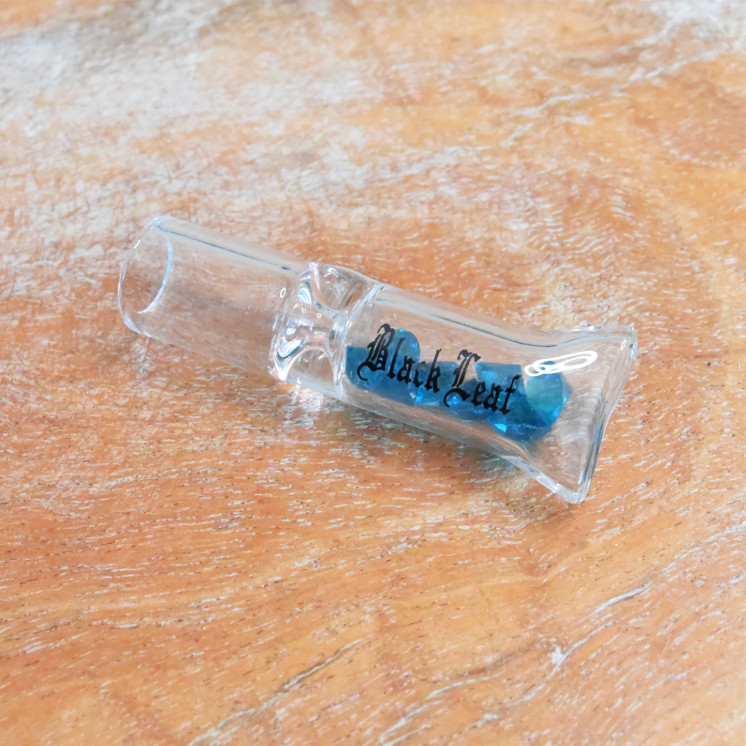 Filtres en verre Black Leaf "strass" Ø 9mm - réutilisable