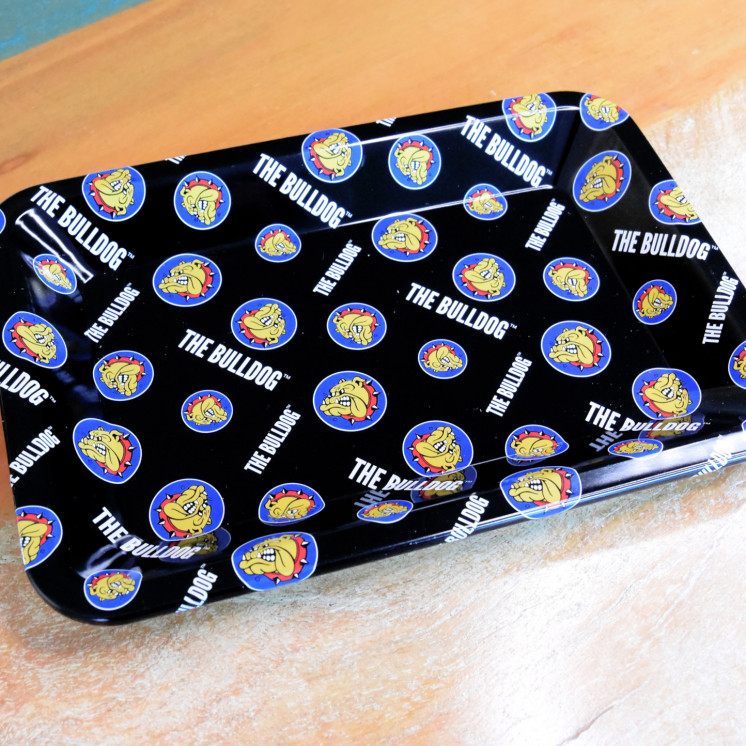 Plateau métallique "The Bulldog Amsterdam" (18 x 12,5 cm)