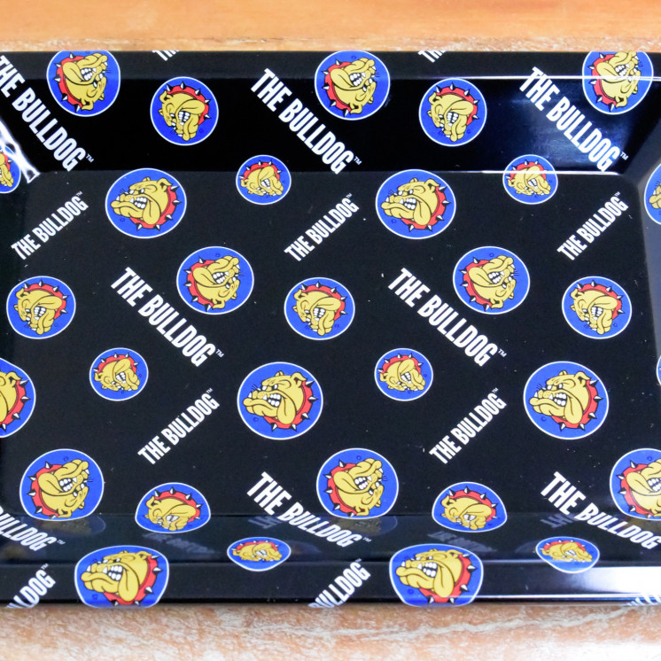 Plateau métallique "The Bulldog Amsterdam" (18 x 12,5 cm)