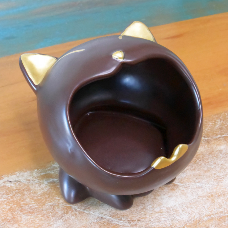 Cendrier Chat en  Céramique