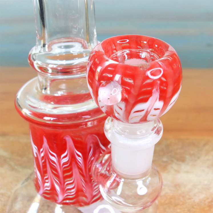 Bubbler Black Leaf Red