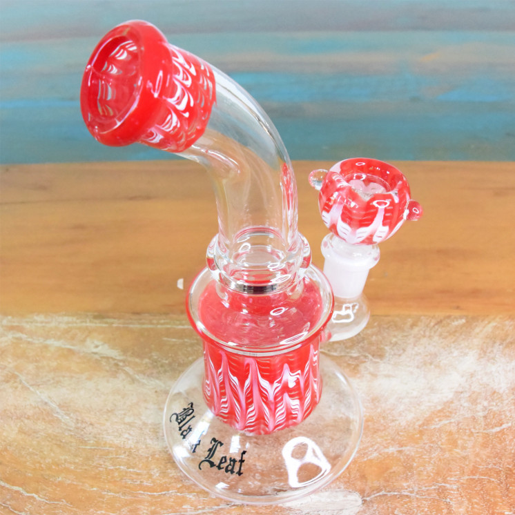 Bubbler Black Leaf Red