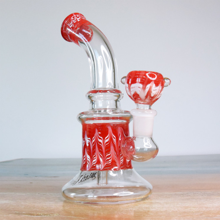 Bubbler Black Leaf Red
