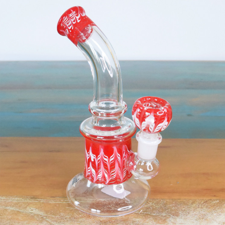 Bubbler Black Leaf Red