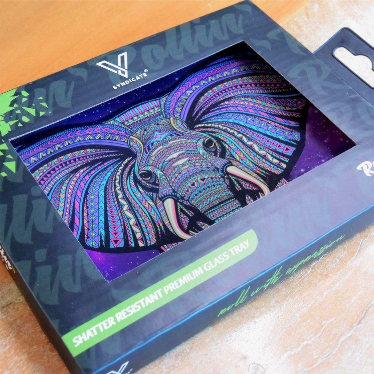 Plateau en verre V-syndicate "Elephant"