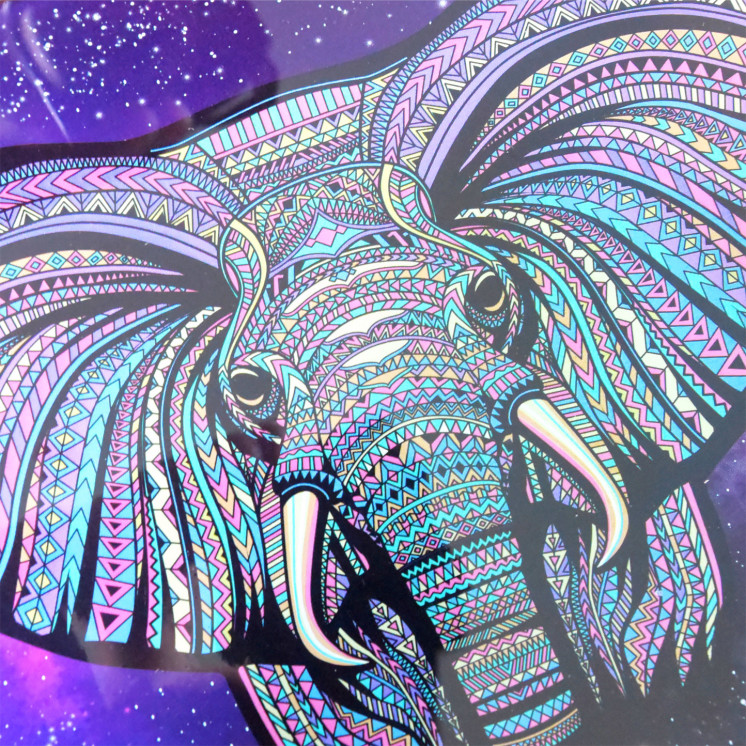 Plateau en verre V-syndicate "Elephant"