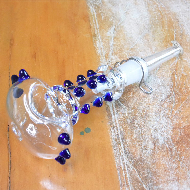 Pipe en verre avec filtre actitube