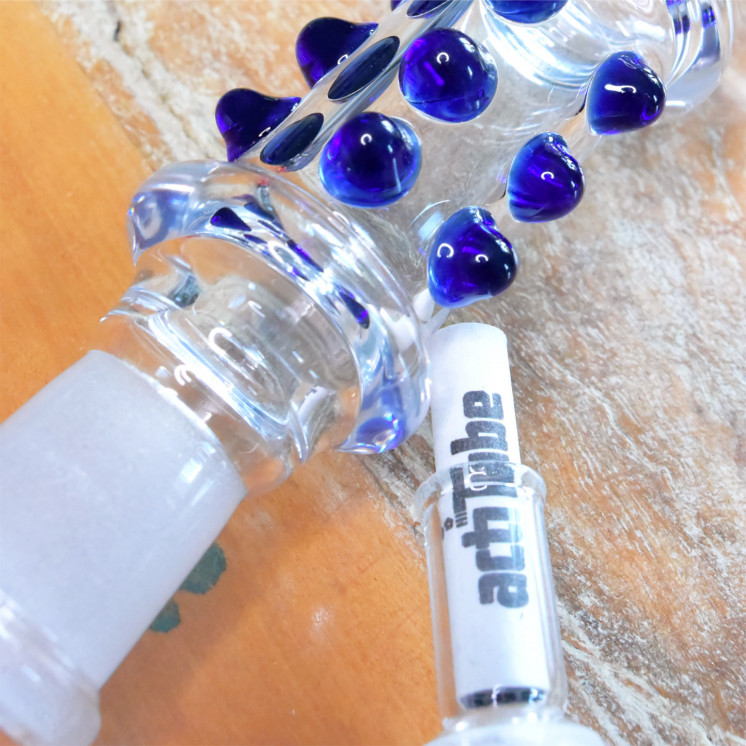 Pipe en verre avec filtre actitube