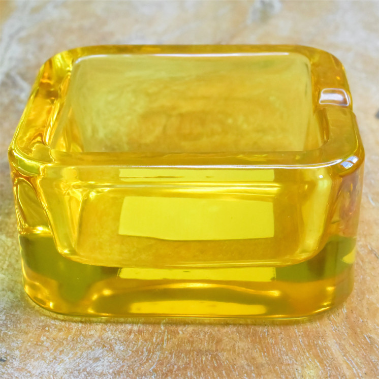 Cendrier carré en verre – 7,5 x 7,5 cm