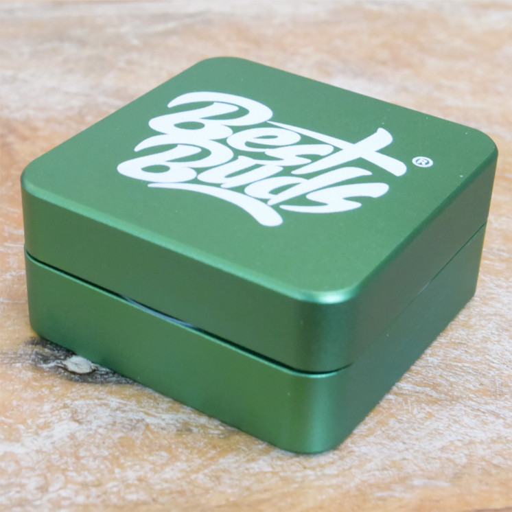 Grinder Best Buds « Flat Square » Aluminium Ø 50 mm – 2 parties