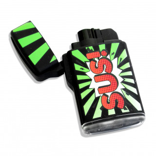 Briquet tempête Zorr – flamme anti-vent, rechargeable